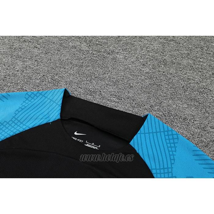 Chandal del Inter Milan Manga Corta 2022-2023 Negro - Pantalon Corto